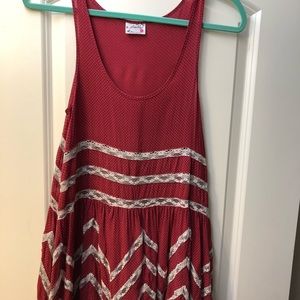Free people burgundy slip